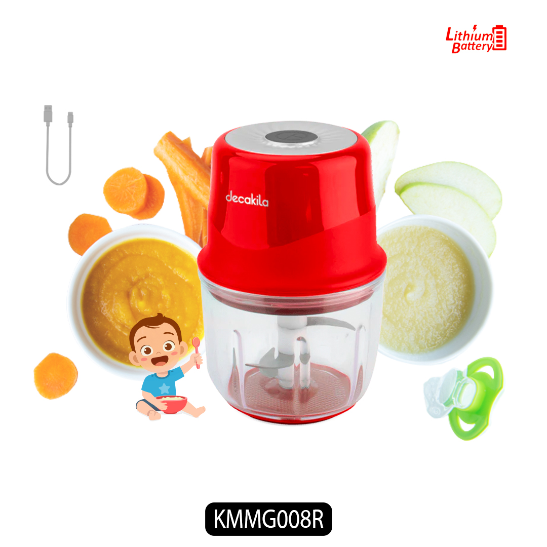 مفرمة صغيرة لاسلكية 0.3لتر | 30واط من ديكاكيلا (KMMG008B & KMMG008R)