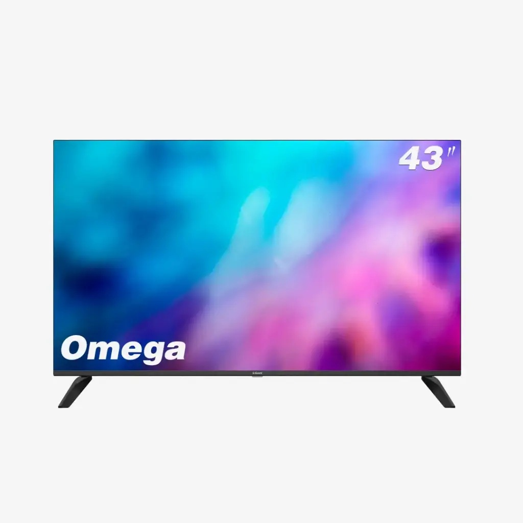 An FHD TV with 1920x1080 resolution, frameless design Google TV, HDR10, built-in Chromecast,Meeting Mode , Digital Signage Mode Google voice control, Wi-Fi (2.4G/5G), Bluetooth 5.0, 16GB storage, Dolby Audio, HDMI , USB, AV RF inputs, and wall mount included.