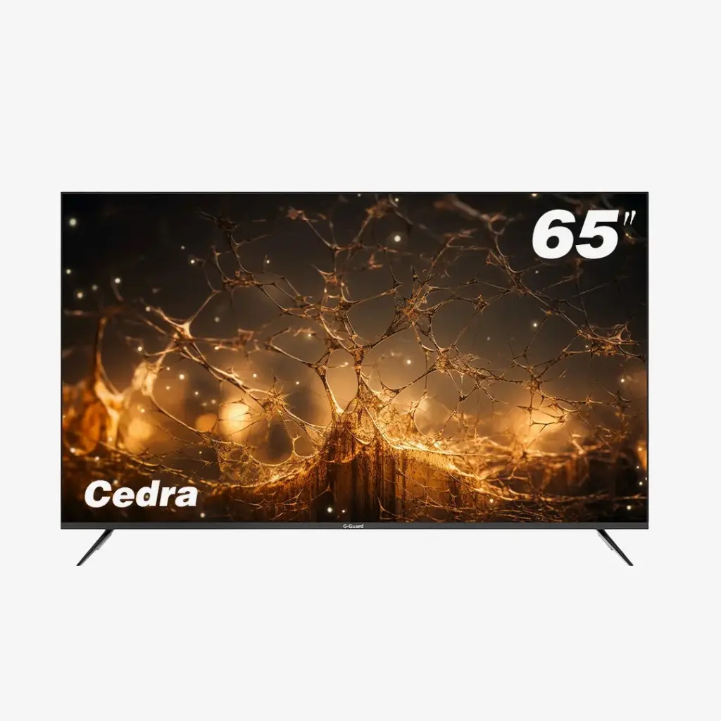 شاشة UHD 4K ذكية بدون إطار، تجمع بين جودة الصورة الفائقة وتقنيات الصوت السينمائي، وتعمل بنظام Google TV مع تطبيقات مدمجة وميزات احترافية للاجتماعات