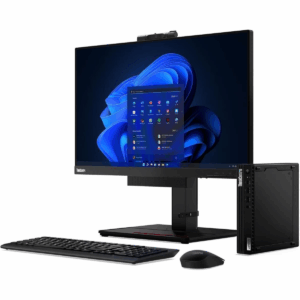 Lenovo ThinkCentre M70q Gen 5 Tiny, Intel Core i7-14700T 20-Cores, 16GB DDR5, 1TB M.2 SSD, Mini Size High-Performing Business Desktop w/ Wireless & Bluetooth
