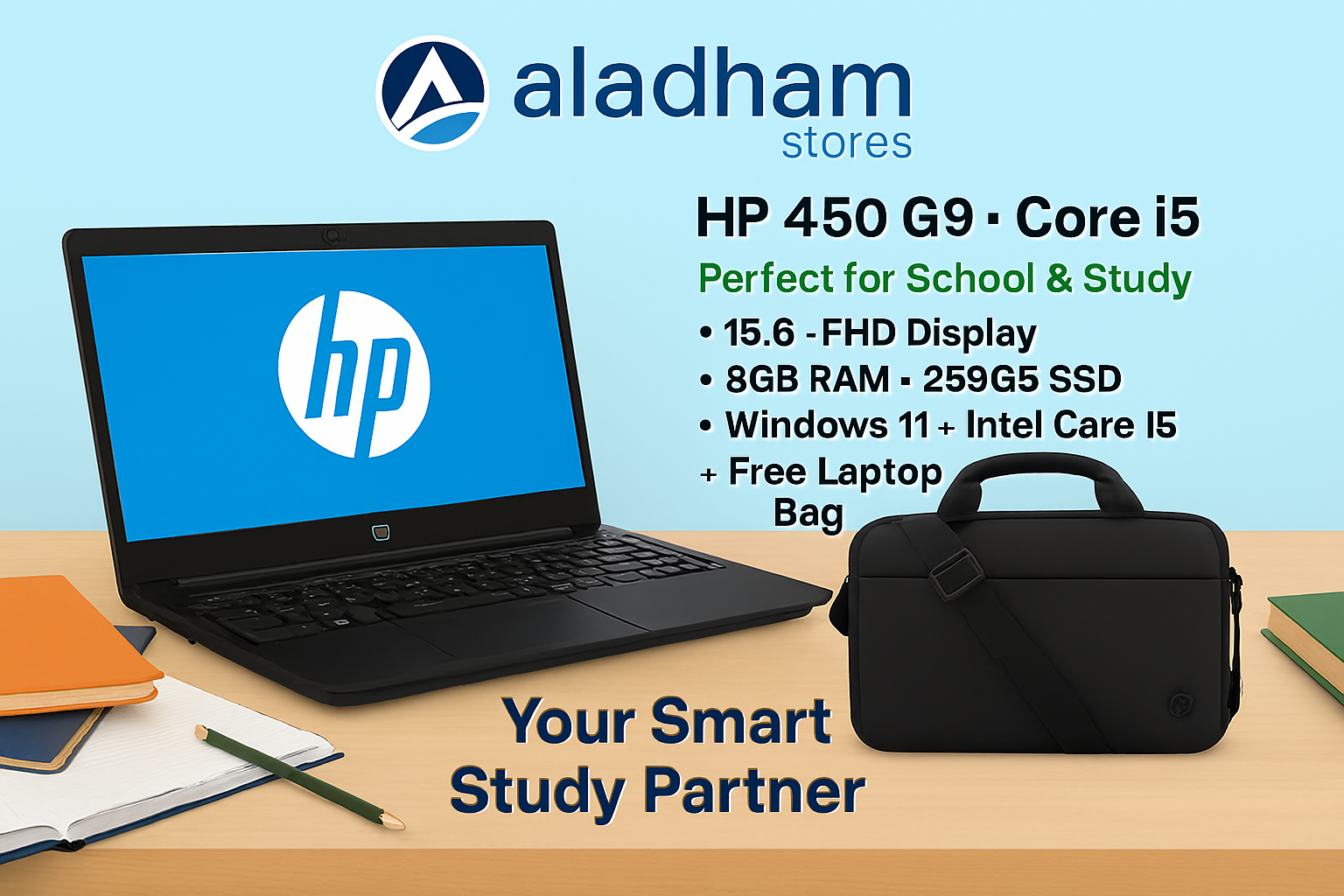 HP 250 G8 Core i5 laptop - الصورة 9