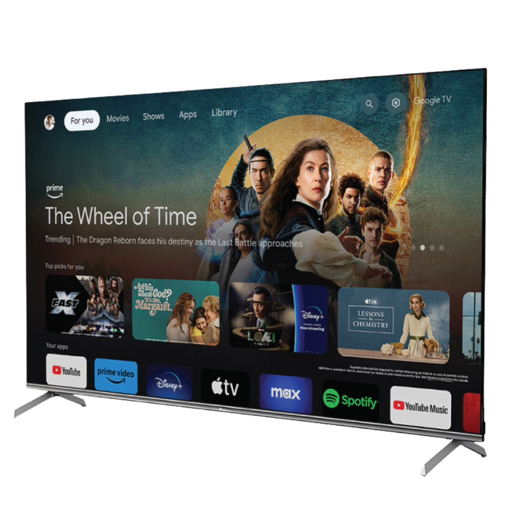 • Model: Condor 50UG700 • Screen Size: 50 inches • Resolution: 4K UHD (3840 × 2160 pixels) • Display Type: LED • Operating System: Google TV • Design: Frameless • Broadcast Support: DVB-T/T2/C • HDMI Ports: 4 • USB Ports: 2 • Picture Technologies: HDR10, HLG • Audio: Dolby Digital Plus • Smart Features: Google Play Store, multiple viewing modes (Cinema, Sports, Gaming, Energy Saving...)