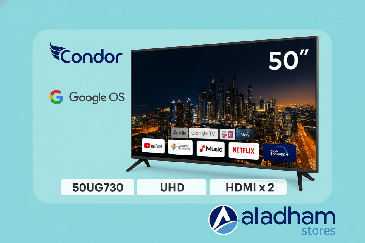 تلفزيون كوندور الذكي 50 بوصة 4K UHD (50UG730) - الصورة 2