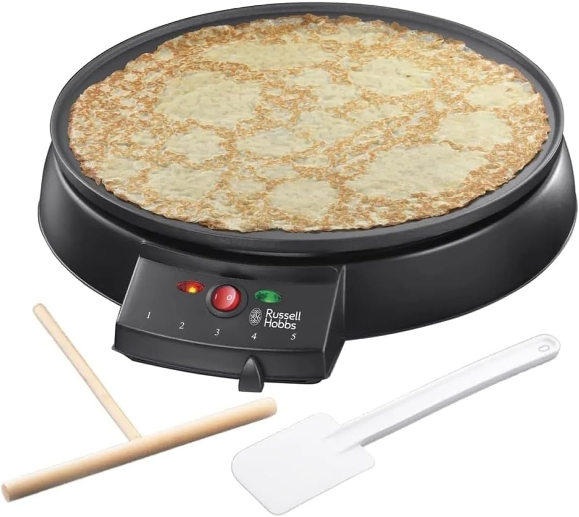 Russell Hobbs 20920-56 crepe maker with 30 cm non-stick plate.