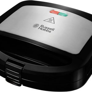 Russell Hobbs Sandwich Maker – 2 portions, 700W, deep fill non-stick plates