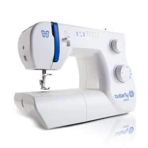 Butterfly Zigzag Sewing Machine JH5205 compact white design