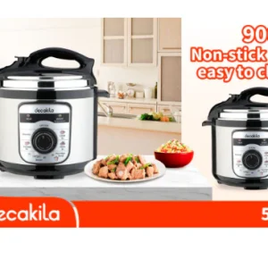 طنجرة ضغط كهربائية سعة 5 لتر 900 واط من ديكاكيل Decakila