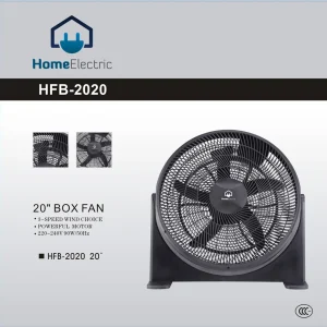 Home Electric Box Fan 20 Inch Model2020