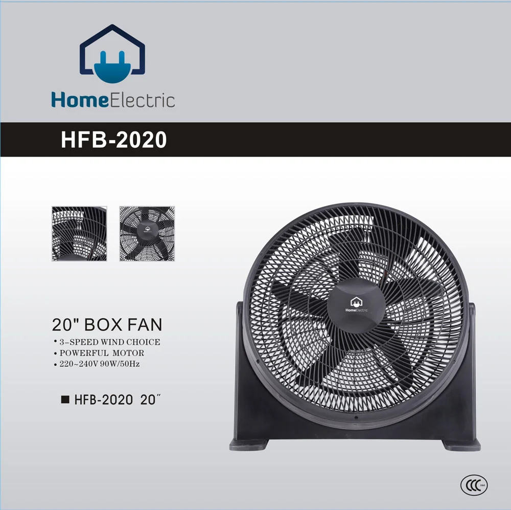 Home Electric Box Fan 20 Inch Model2020
