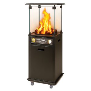 Romo International Garden Fireplace (Real Flame Gas Heater)