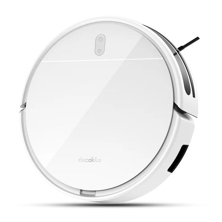 مكنسة كهربائية روبوتية ديكايلا موديل DECABOT06 بتصميم منخفض للتنظيف الذكي للأرضيات.