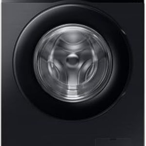 غسالة سامسونج بيضاء بفتحة أمامية سعة 9 كجم موديل WW90CGCOEDAEFH مع شاشة رقمية وتكنولوجيا إيكو بابل.