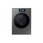 غسالة سامسونج بيسبوك AI تحميل أمامي سعة 11 كجم لون فضي موديل WF90F11C4SU3.