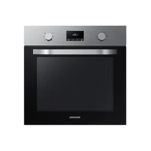 فرن سامسونج مدمج سعة 68 لتر مع مروحة مزدوجة، لون فضي وستانلس ستيل، موديل NV70K1340BS/EU.