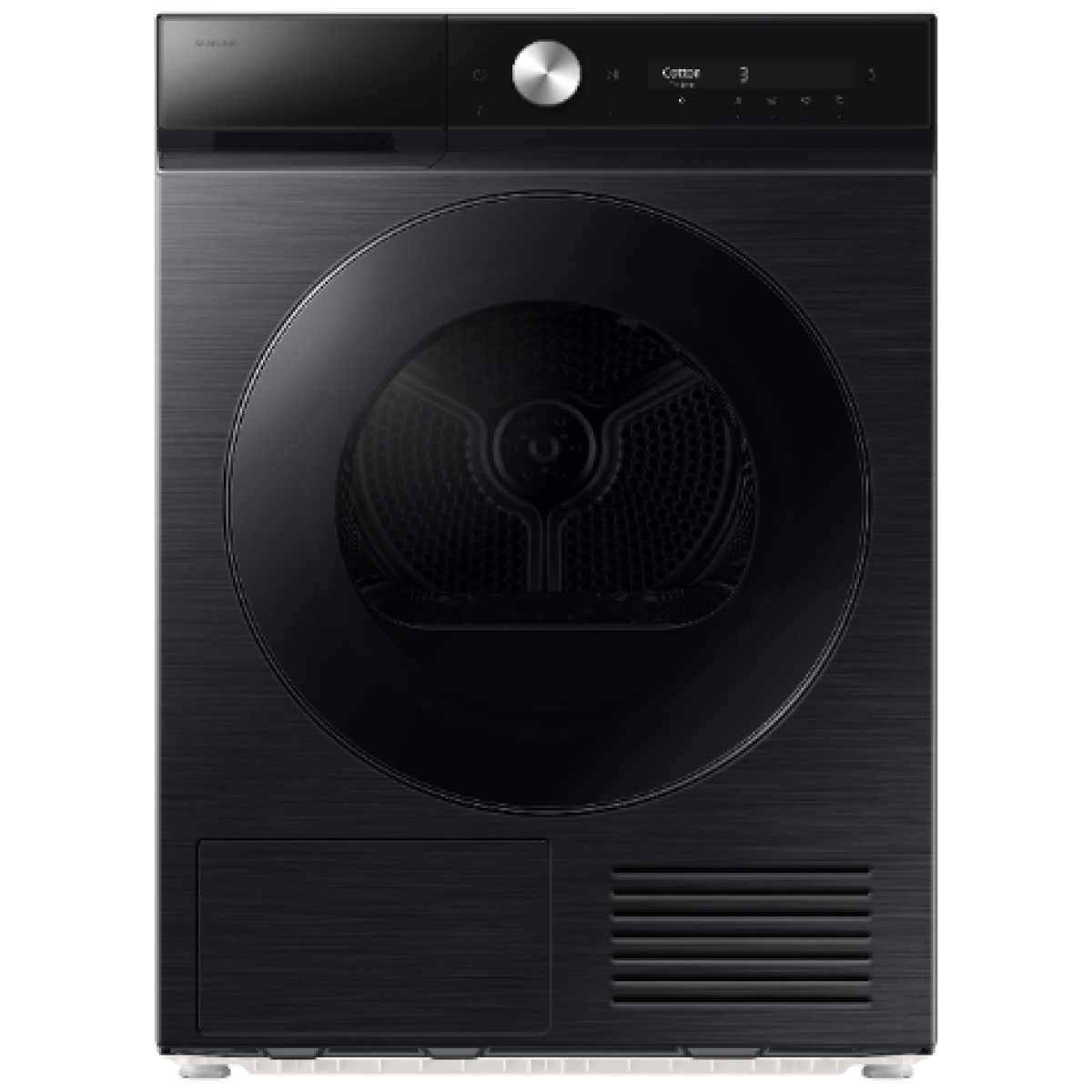 نشافة سامسونج بيسبوك بمضخة حرارية لون فضي سعة 9 كجم موديل DV90F09F4SU1.