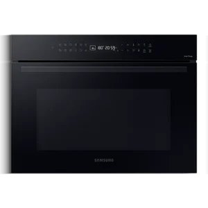 فرن سامسونج بيسبوك مدمج (كومبو) سعة 50 لتر، يجمع بين الفرن والمايكروويف، لون أسود زجاجي مع تحكم ذكي Wi-Fi موديل NQ5B4353FBK/U4.