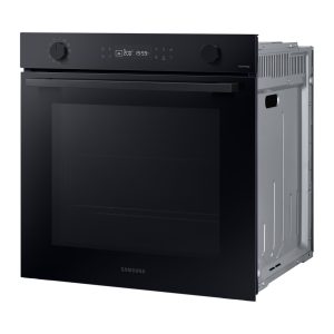 فرن سامسونج بيسبوك (Bespoke) مدمج سعة 76 لتر باللون الأسود الزجاجي، يتميز بتقنية الطهي بالبخار والتحكم الذكي Wi-Fi موديل NV7B41403AK/U4.
